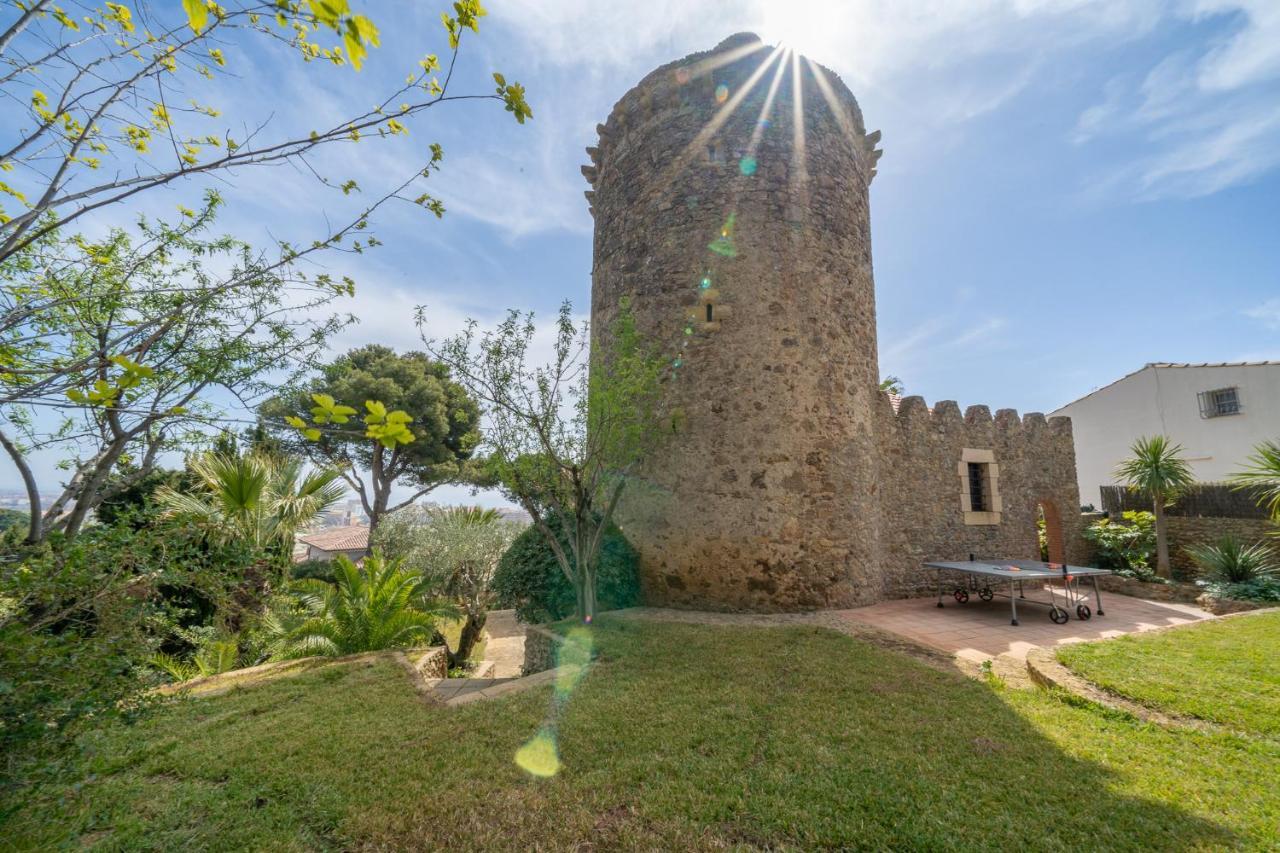 Castillo Can Xirau, Propiedad Exclusiva Con Piscina & Aircon Villa Santa Susanna Exterior photo